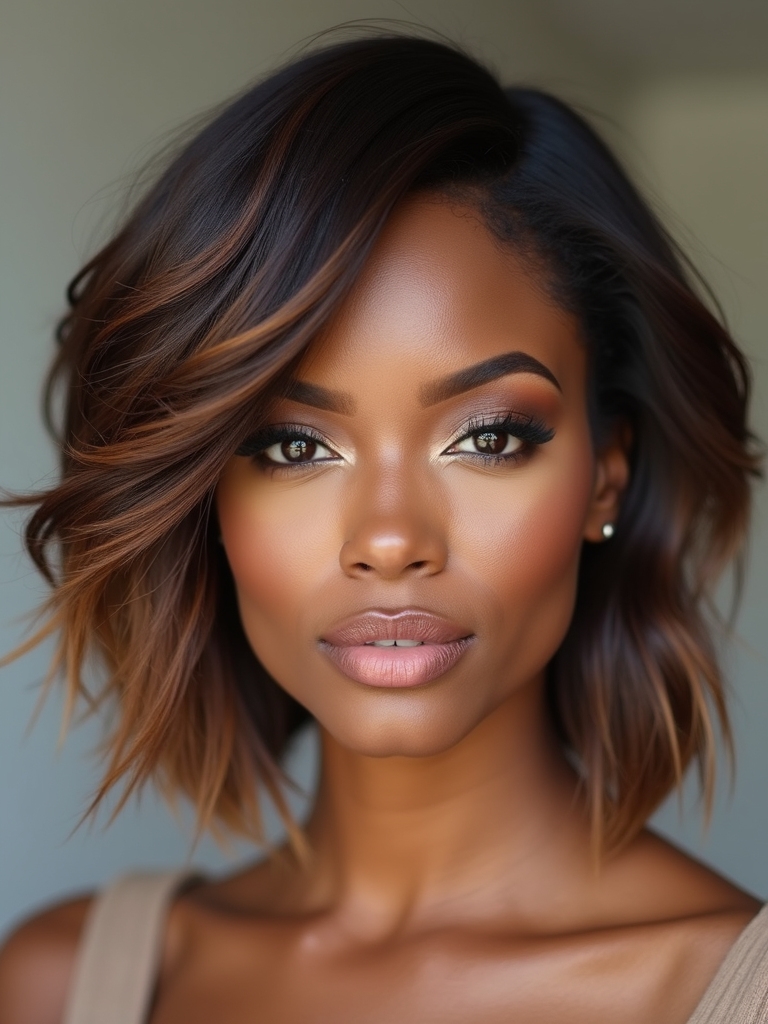 teased crown for asymmetric volume