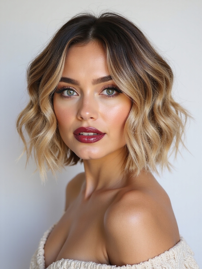 texture tailored boho bob