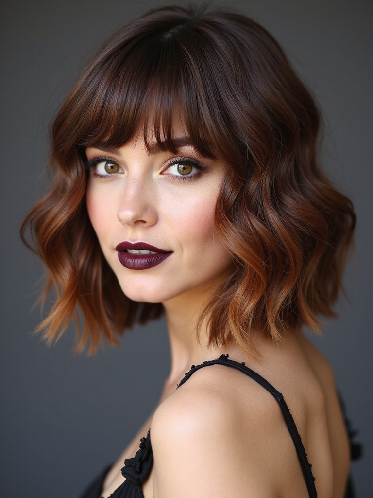 textured chin bob slimming