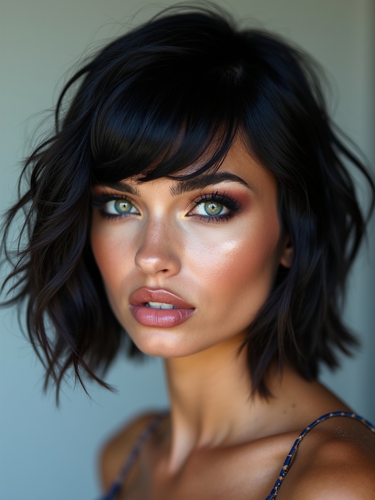 textured choppy bob essentials