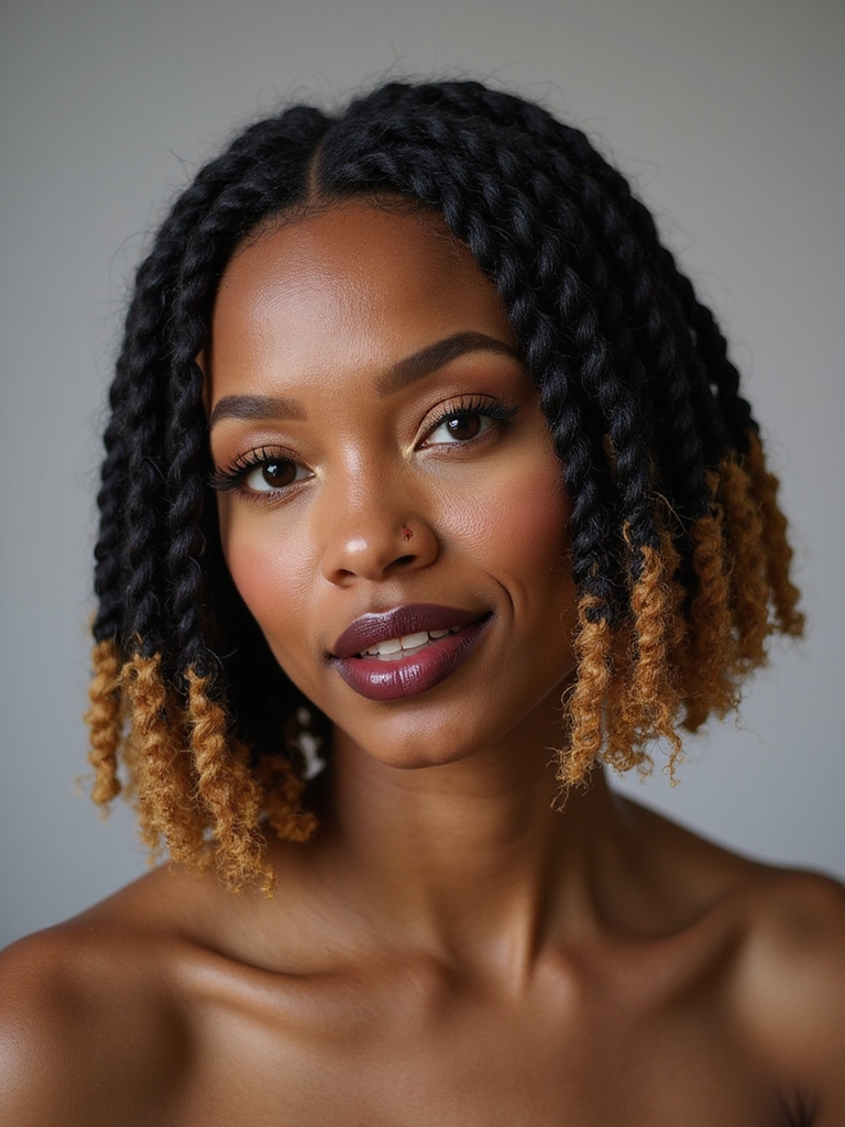 textured loc bob revival