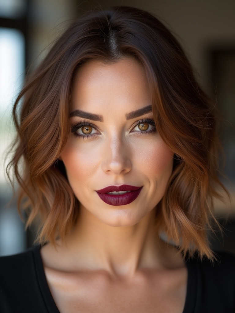 textured low maintenance chic bob