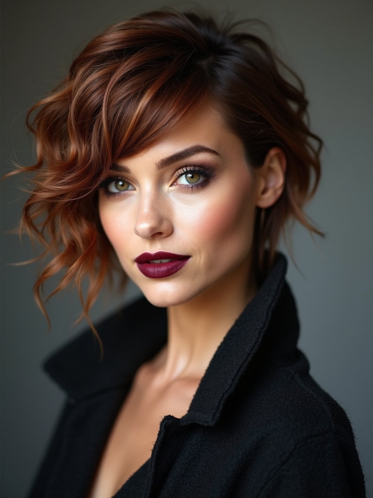 textured nape pixie withfront