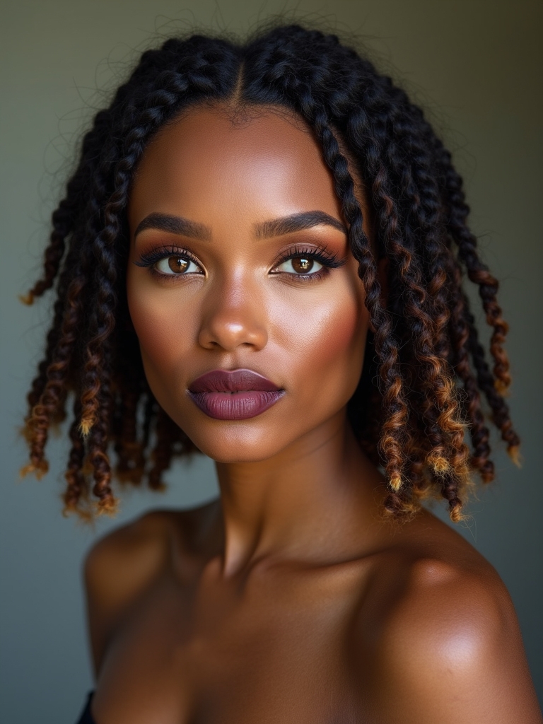 timeless boho bob locs