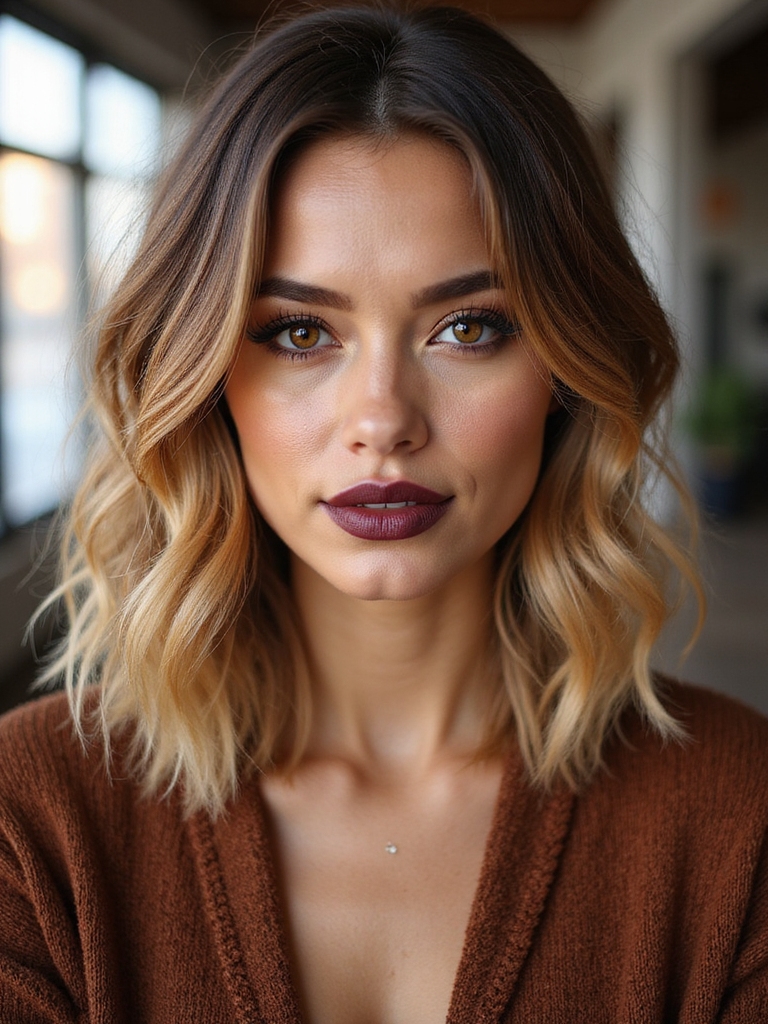 tiny face framing braid accents