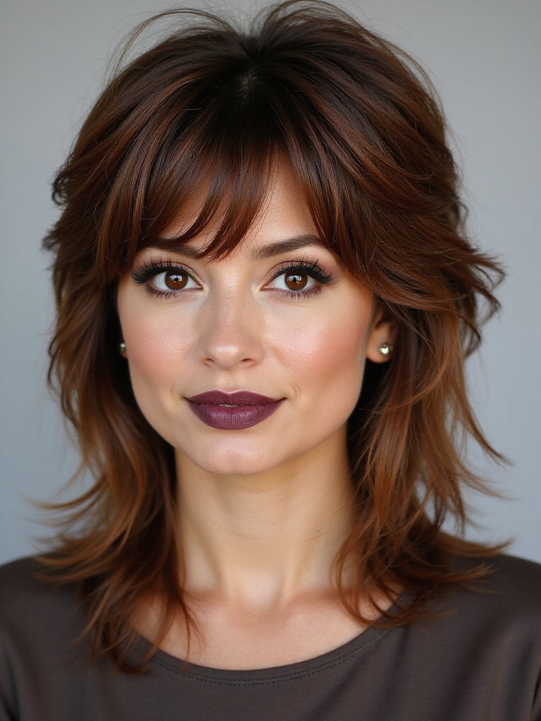 trendy layered mullet haircuts