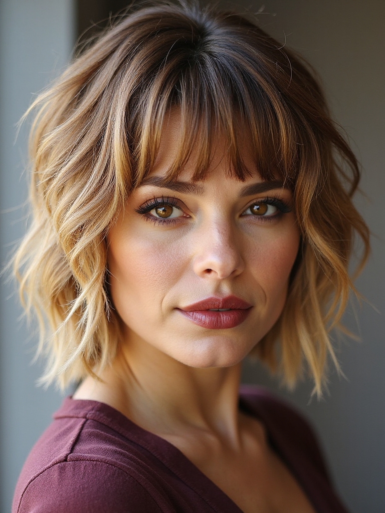 versatile layered shag haircut