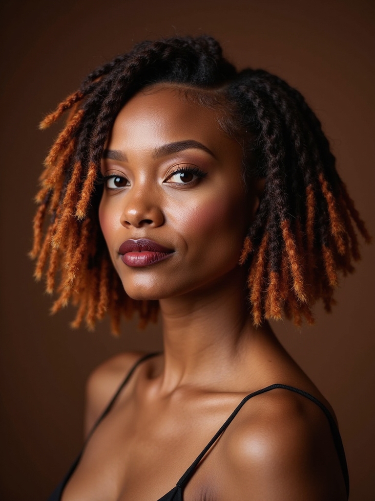 warm smoky sun kissed highlights