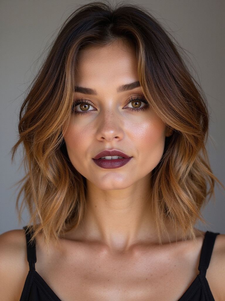 weightless angled bob layers