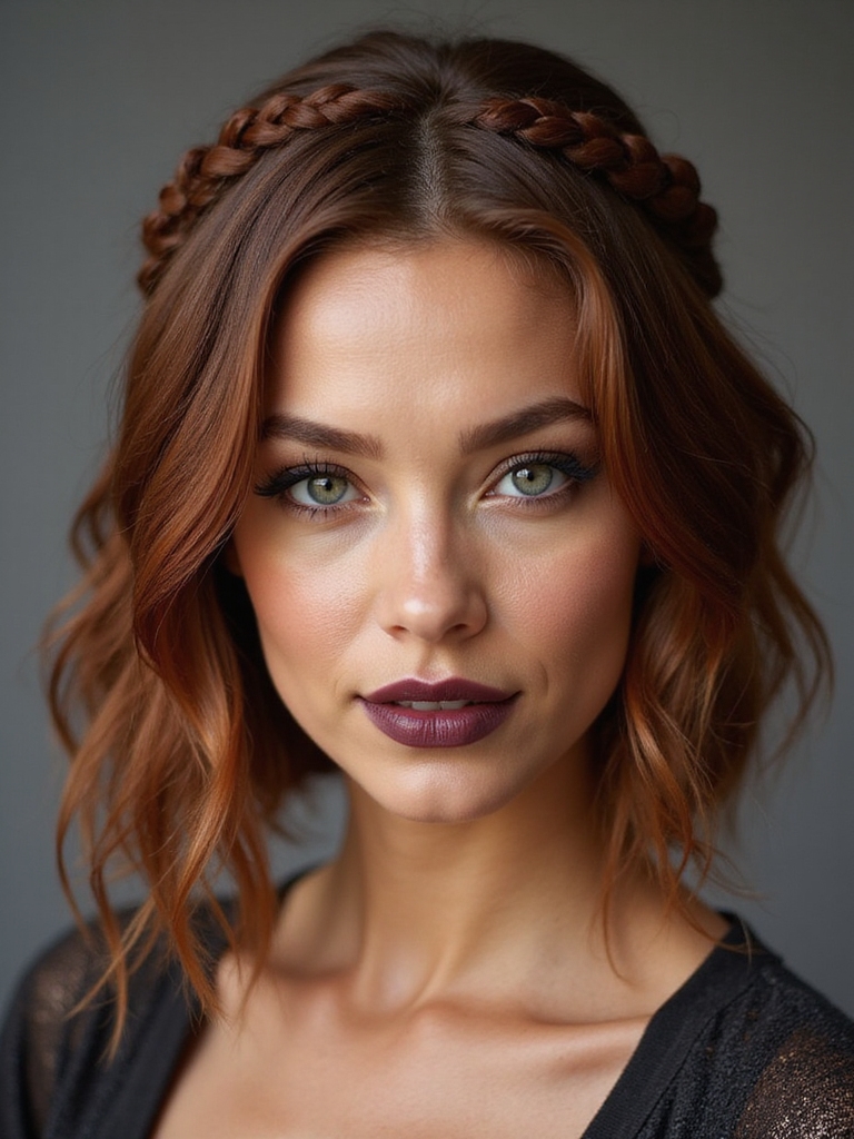 zigzag mini braided halo